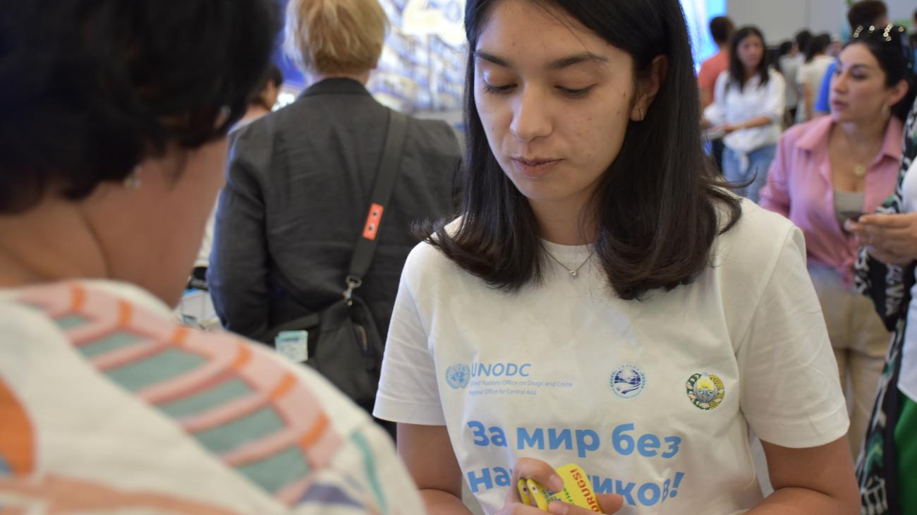 UNODC raises public awareness about illicit drugs in Central Asia